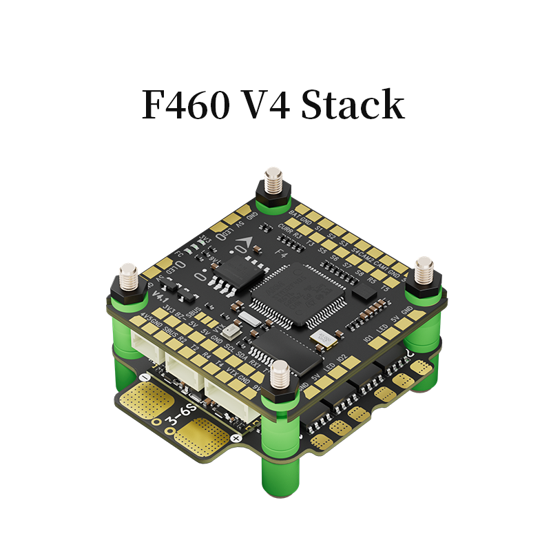Стек Aocoda-RC F460 V4 Stack F405 V4 3060AM32 60A 4in1ESC 30x30 мм 3-6S для дронов FPV