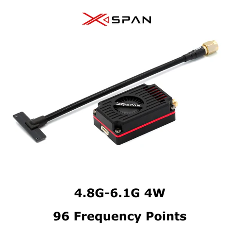Видеопередатчик RushFPV 4.8G-6.1G XSPAN 4W VTX Transmitter Module