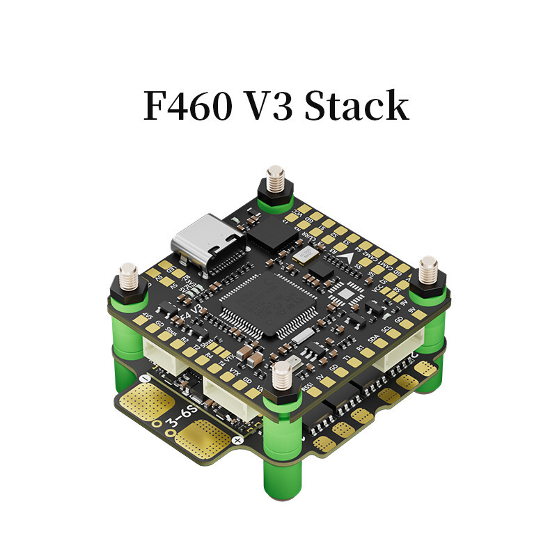 Стек Aocoda-RC F460 V3 Stack F405 V3 3060AM32 60A 4in1ESC 30x30 мм 3-6S для дронов FPV