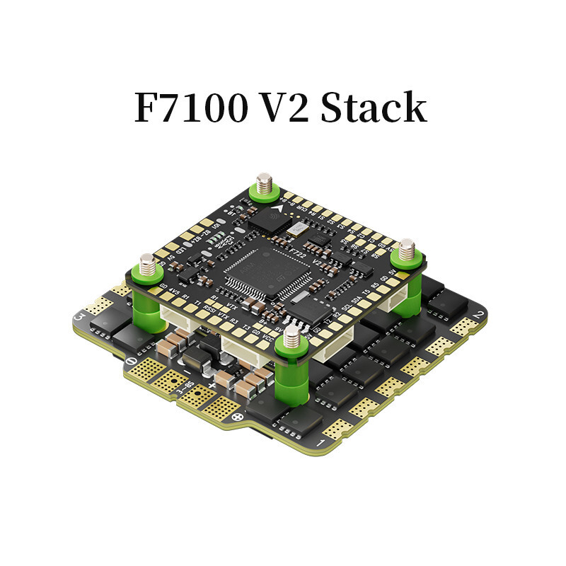 Стек Aocoda-RC F7100 V2 Stack F722 V2 FC 100A 30100 AM32 ESC 30x30 для дронов FPV