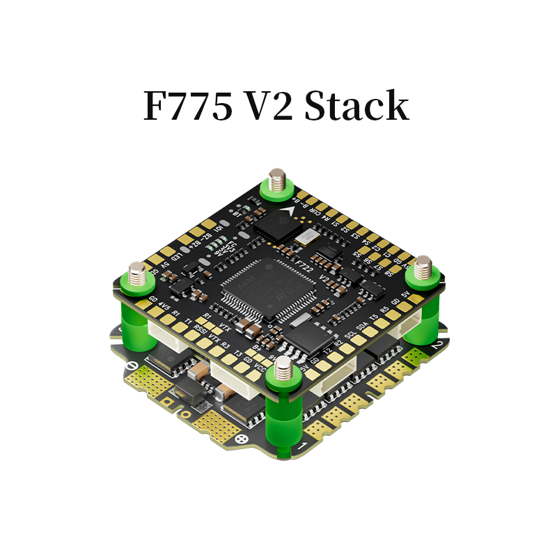 Стек Aocoda-RC F775 V2 Stack F722 V2 FC 75A 3075 AM32 ESC 30x30 для дронов FPV