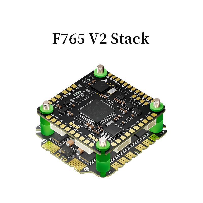 Стек Aocoda-RC F765 V2 Stack F722 V2 3065AM32 65A 4in1ESC 30x30 мм 3-6S для дронов FPV