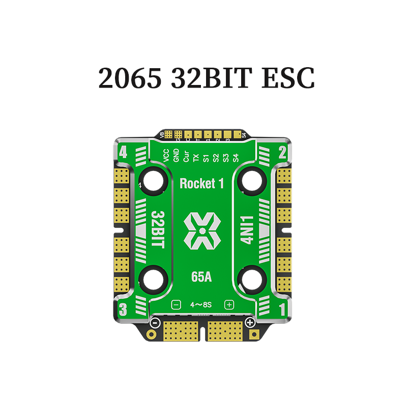 Регулятор скорости Aocoda-RC 2065 AM32 32-битный 65A 4-в-1