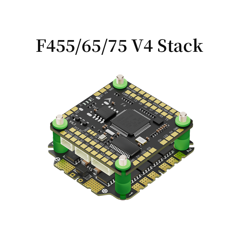 Стек Aocoda-RC F455/65/75 V4 Stack F405 V4 FC+55A/65A/75A 32BIT 4in1 ESC 30x30mm для дронов FPV