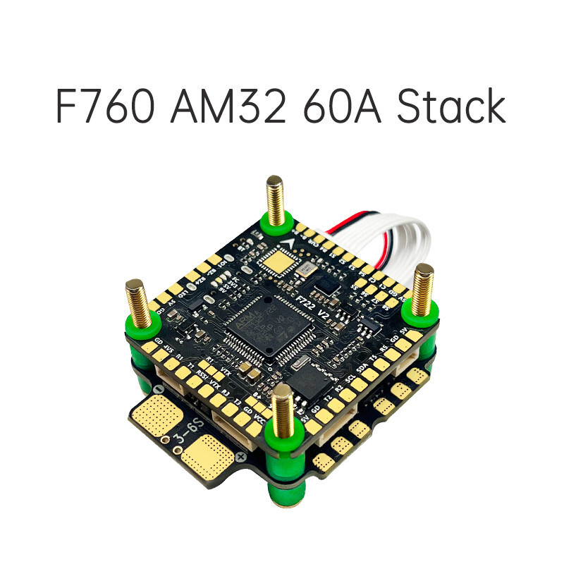 Стек Aocoda-RC F760 Stack F722 V2 FC AM32 60A ESC 30x30 мм для дронов FPV