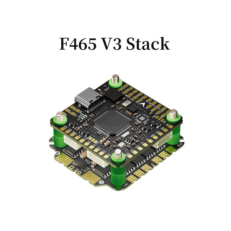 Стек Aocoda-RC F465 V3 Stack F405 V3 3065AM32 65A 4in1ESC 30x30 мм 3-8S для дронов FPV