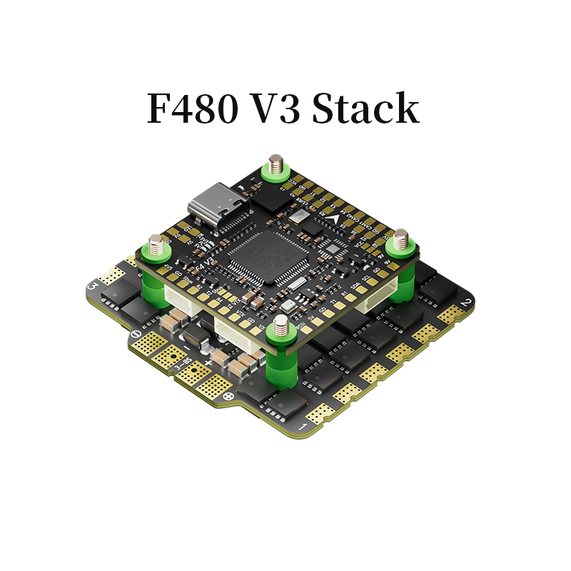 Стек Aocoda-RC F480 V3 Stack F405 V3 3080AM32 80A 4in1ESC 30x30 мм 3-6S для дронов FPV