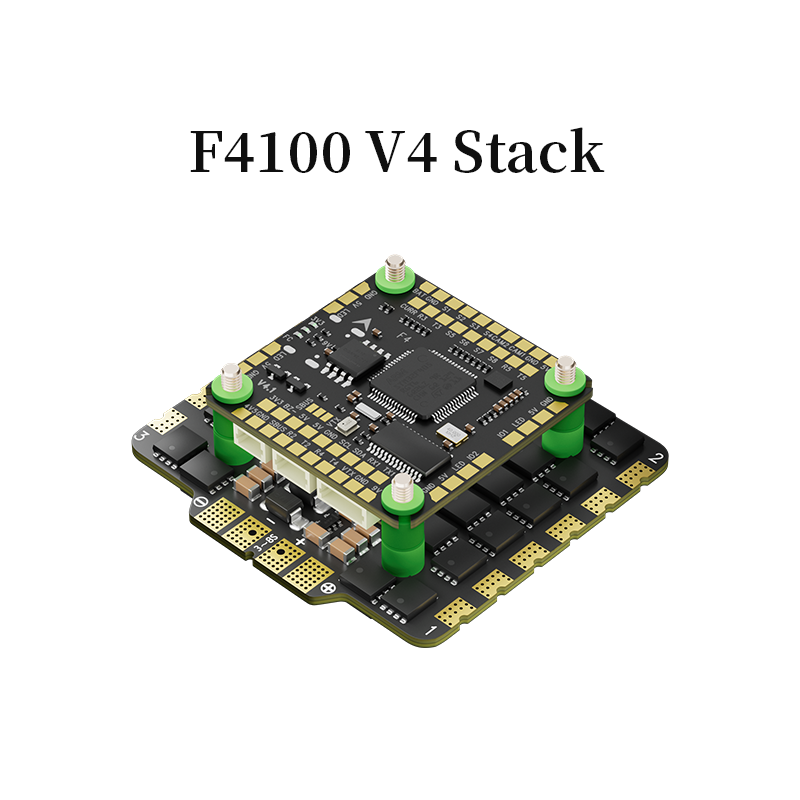 Стек Aocoda-RC F4100 V4 Stack F405 V4 30100 AM32 100A 4in1ESC 30x30 мм 3-6S для дронов FPV