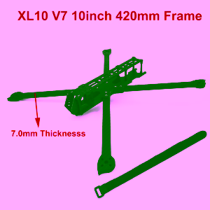 XL10 V7 420мм Карбоновая рама для дрона (квадрокоптера) 10"