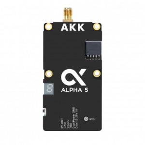 Видеопередатчик AKK Alpha 5 5.8GHz 5W 80CH VTX - 1 x AKK 5.8GHz 4.5DBi Tube Antenna 160MM
