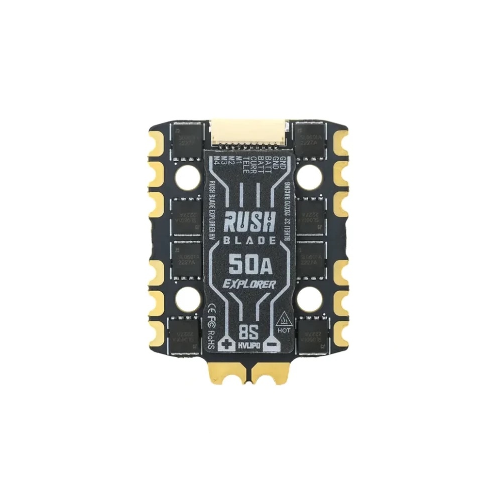 Регулятор оборотов RUSH BLADE 50A EXPLORER 8S 4-в-1 ESC (20x20)